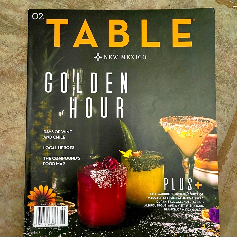 "Table New Mexico" Issue 02. Foodies Recipes, Art & Culture. New.104 Pages.